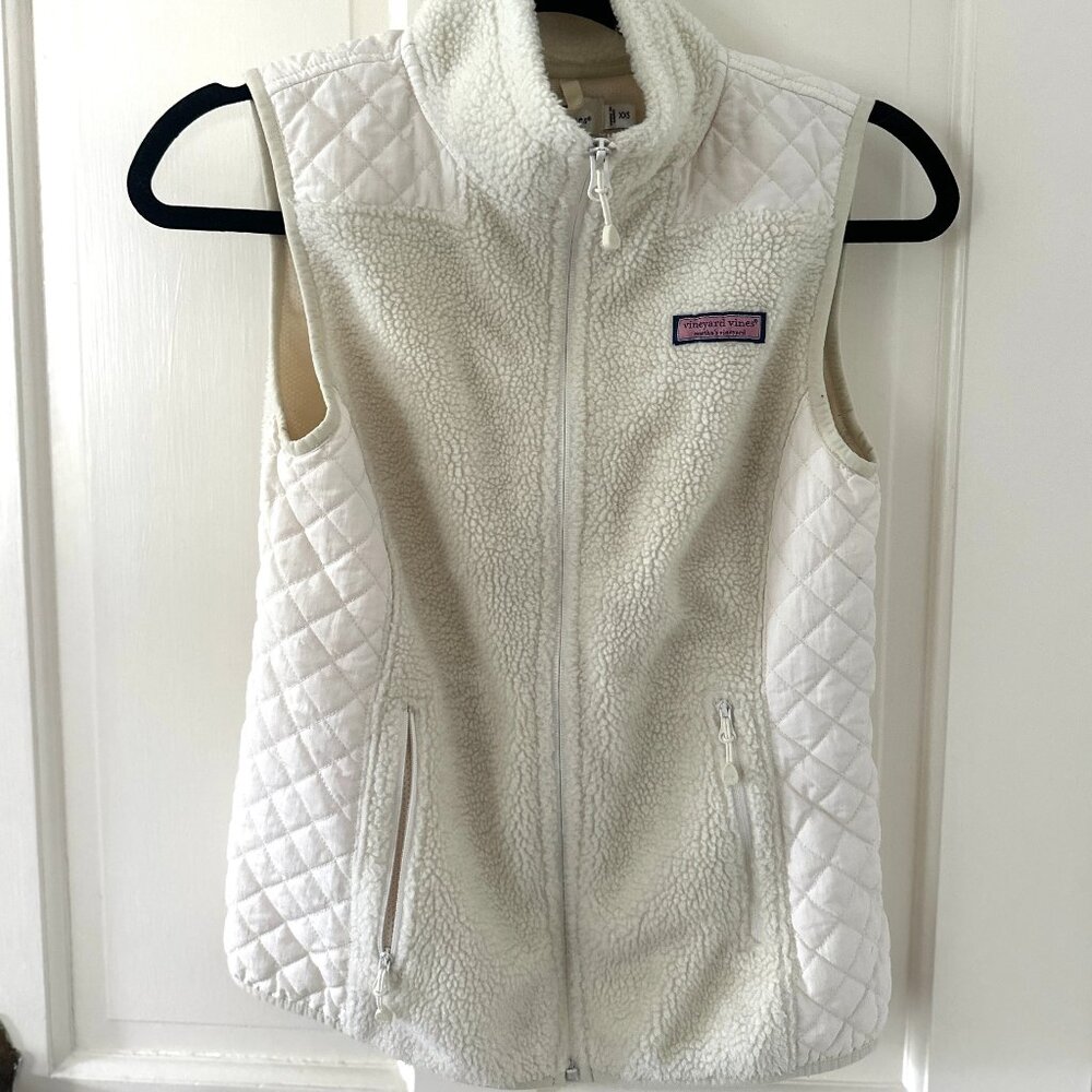 Vineyard Vines, Sherpa Vest, Size XXS